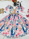 OC 155 Girls Wear Alia Cut Gown Kids Wholesale Market In Surat
